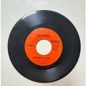 1972 Columbia Records 45 RPM Paul Simon “Mother And Child Reunion / Paranoia..”